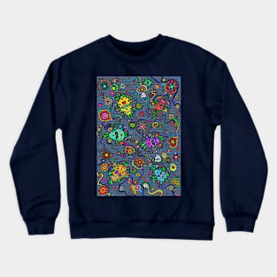 Day Of The Dead Pattern Crewneck Sweatshirt